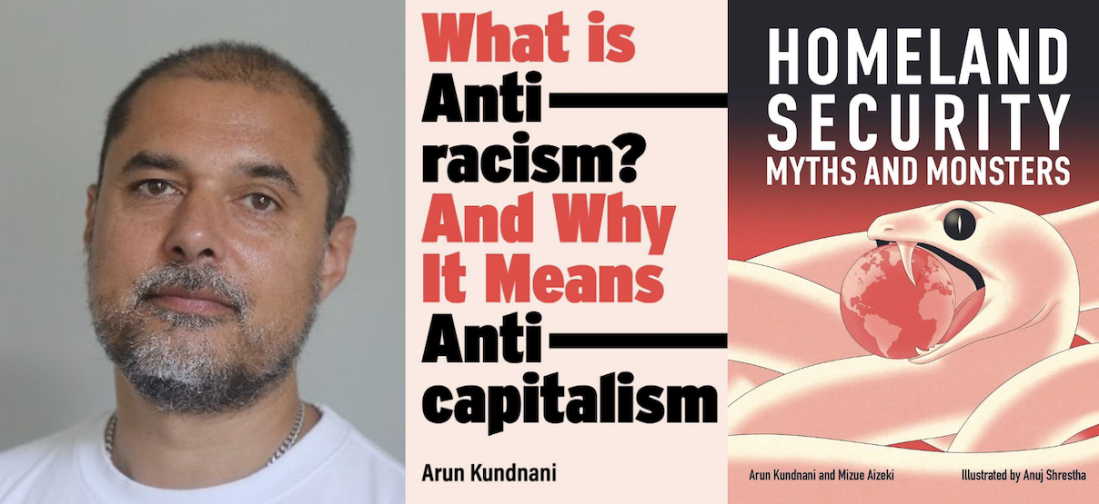 Arun Kundnani and book covers