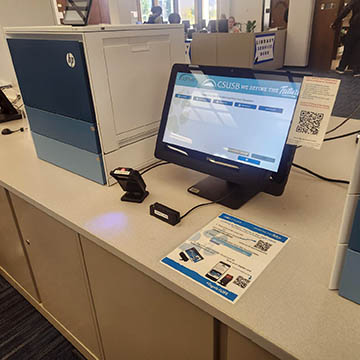 First Floor Printer and Print Station Monitor